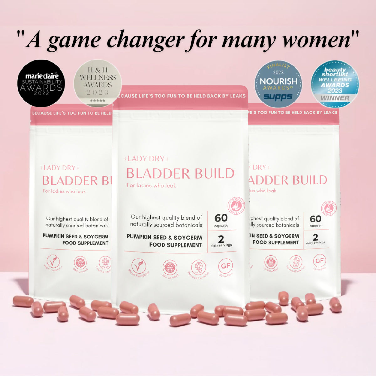 Blase Stärken von Lady Dry